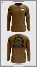 HHD 166th Regiment 4853273 Long Sleeve Performance Shirt - 2