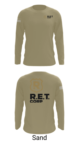 Long Sleeve Performance Shirt, RET CORP, Police, Teamtime, Team time, sublimation, custom sports apparel, team uniforms, spirit wear, spiritwear, sports uniforms, custom shirts, team store, custom team store, fundraiser sports, apparel fundraiser