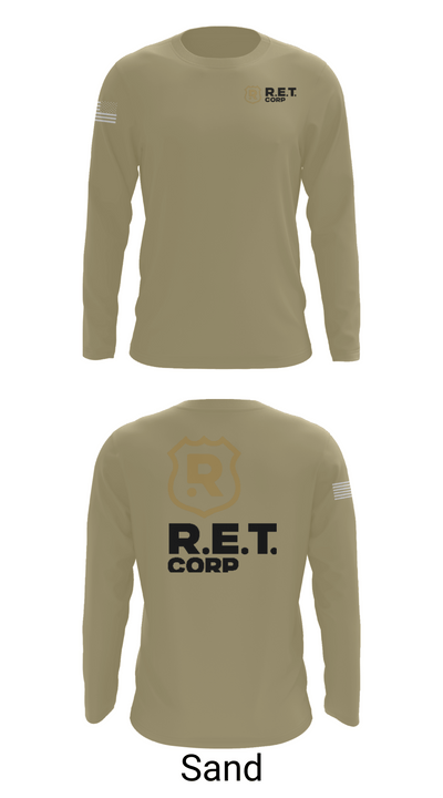 RET CORP 33326250 Long Sleeve Performance Shirt - 82