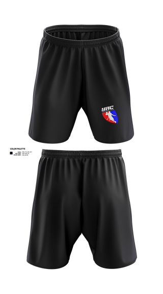 Athletic Shorts With Pockets, YAC Flag League, , Teamtime, Team time, sublimation, custom sports apparel, team uniforms, spirit wear, spiritwear, sports uniforms, custom shirts, team store, custom team store, fundraiser sports, apparel fundraiser