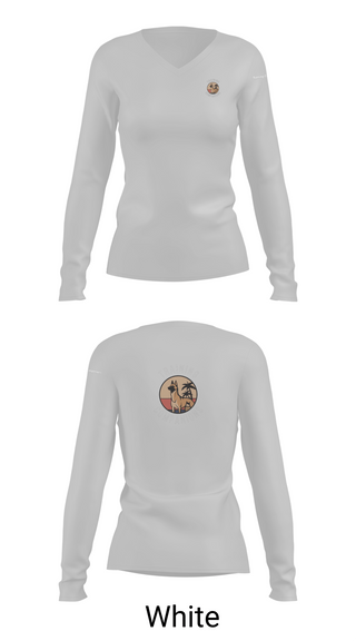 Womens Long Sleeve Vneck Shirt 1, Training Companions, , Teamtime, Team time, sublimation, custom sports apparel, team uniforms, spirit wear, spiritwear, sports uniforms, custom shirts, team store, custom team store, fundraiser sports, apparel fundraiser