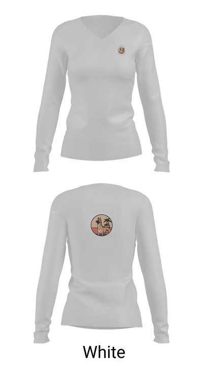 Training Companions 92508632 Women's Long Sleeve V-neck Shirt -1 16