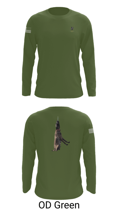 Mals K9 82782648 Long Sleeve Performance Shirt 46