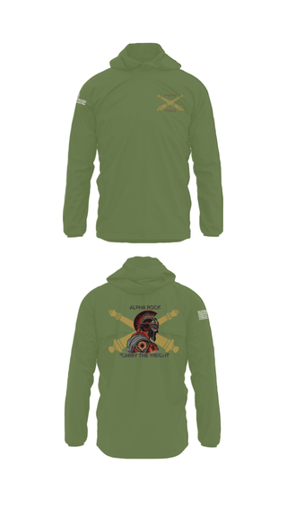 Windbreaker, ALPHA ROCK, Army, Teamtime, Team time, sublimation, custom sports apparel, team uniforms, spirit wear, spiritwear, sports uniforms, custom shirts, team store, custom team store, fundraiser sports, apparel fundraiser