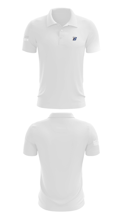 Bemidji High School Cross Country 38655137 Short Sleeve Performance Polo - 9
