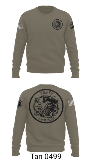 Crew Neck Sweatshirt, USS MAKIN ISLAND, Navy, Teamtime, Team time, sublimation, custom sports apparel, team uniforms, spirit wear, spiritwear, sports uniforms, custom shirts, team store, custom team store, fundraiser sports, apparel fundraiser