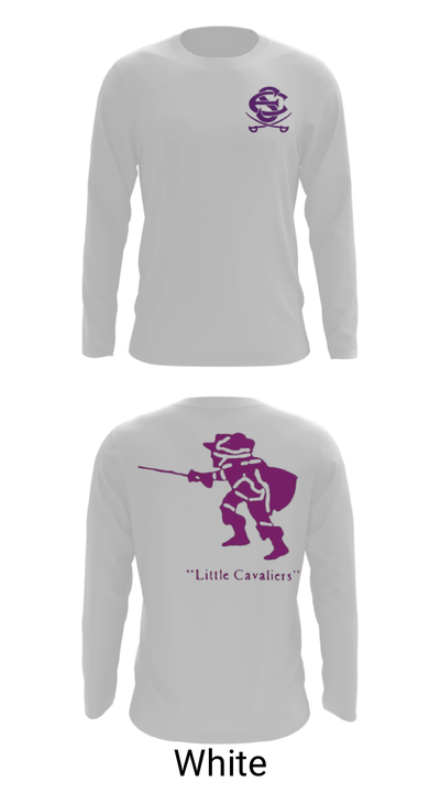 East Stroudsburg Cavaliers 35860494 Long Sleeve Performance Shirt - 7