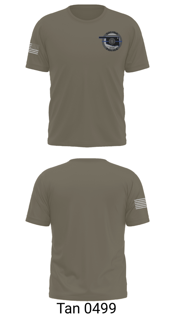 Short Sleeve Performance Shirt, Salina Police Department, Police, Teamtime, Team time, sublimation, custom sports apparel, team uniforms, spirit wear, spiritwear, sports uniforms, custom shirts, team store, custom team store, fundraiser sports, apparel fundraiser