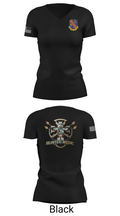 1-148th HHB Medics 16650436 Women's Short Sleeve V-neck Shirt - 27