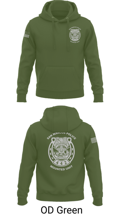 San Marcos Police Mounted Unit 48191371 Hoodie - 55