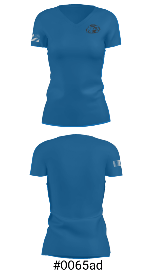 Women's Short Sleeve Vneck Shirt, Shorter University, Spirit Store, Teamtime, Team time, sublimation, custom sports apparel, team uniforms, spirit wear, spiritwear, sports uniforms, custom shirts, team store, custom team store, fundraiser sports, apparel fundraiser