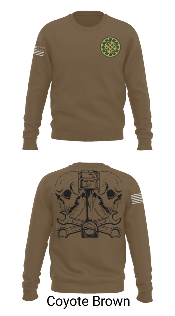 Crew Neck Sweatshirt, 46th MP Co, Army, Teamtime, Team time, sublimation, custom sports apparel, team uniforms, spirit wear, spiritwear, sports uniforms, custom shirts, team store, custom team store, fundraiser sports, apparel fundraiser
