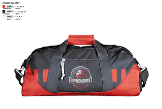 Duffle Bag, Grindhouse Hoops, Men's Basketball, Teamtime, Team time, sublimation, custom sports apparel, team uniforms, spirit wear, spiritwear, sports uniforms, custom shirts, team store, custom team store, fundraiser sports, apparel fundraiser