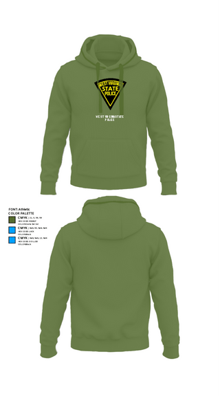 Hoodie, West Virginia State Police, Police, Teamtime, Team time, sublimation, custom sports apparel, team uniforms, spirit wear, spiritwear, sports uniforms, custom shirts, team store, custom team store, fundraiser sports, apparel fundraiser