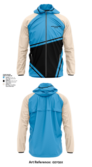 Windbreaker, Agüillas Rayadas, Men's Soccer, Teamtime, Team time, sublimation, custom sports apparel, team uniforms, spirit wear, spiritwear, sports uniforms, custom shirts, team store, custom team store, fundraiser sports, apparel fundraiser