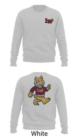 Crew Neck Sweatshirt, Lowpoint-Washburn Junior High School Softball, Softball, Teamtime, Team time, sublimation, custom sports apparel, team uniforms, spirit wear, spiritwear, sports uniforms, custom shirts, team store, custom team store, fundraiser sports, apparel fundraiser