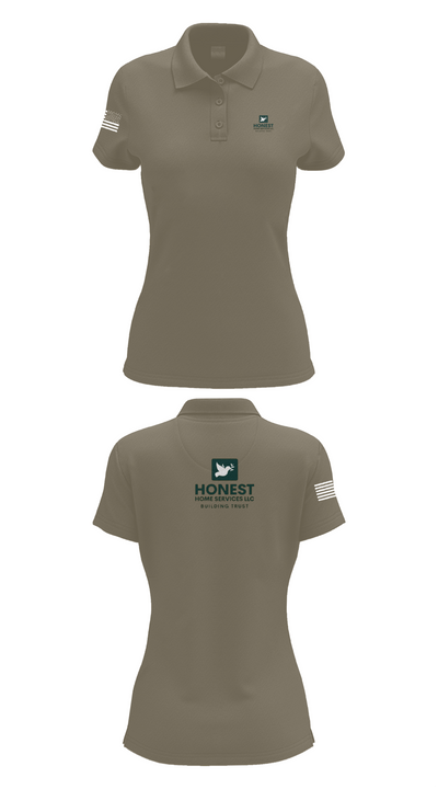Honest Home Services LLC 8474691 Women's Short Sleeve Performance Polo  - 34