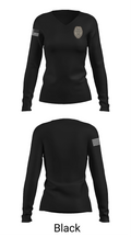 IMMUNE Security Defense Agency 11960591 Women's Long Sleeve V-neck Shirt - 35