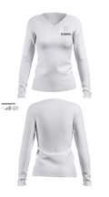 Plymouth Bowling 52990281 Women's Long Sleeve V-neck Shirt - 41