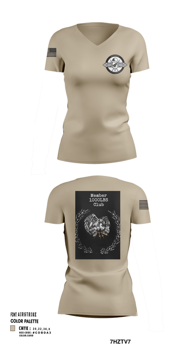Fernspäh 43624200 Women's Short Sleeve V-neck Shirt - 123