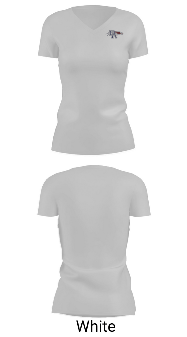 Women's Short Sleeve Vneck Shirt, Dakota Ridge Sports Association, Spirit Store, Teamtime, Team time, sublimation, custom sports apparel, team uniforms, spirit wear, spiritwear, sports uniforms, custom shirts, team store, custom team store, fundraiser sports, apparel fundraiser