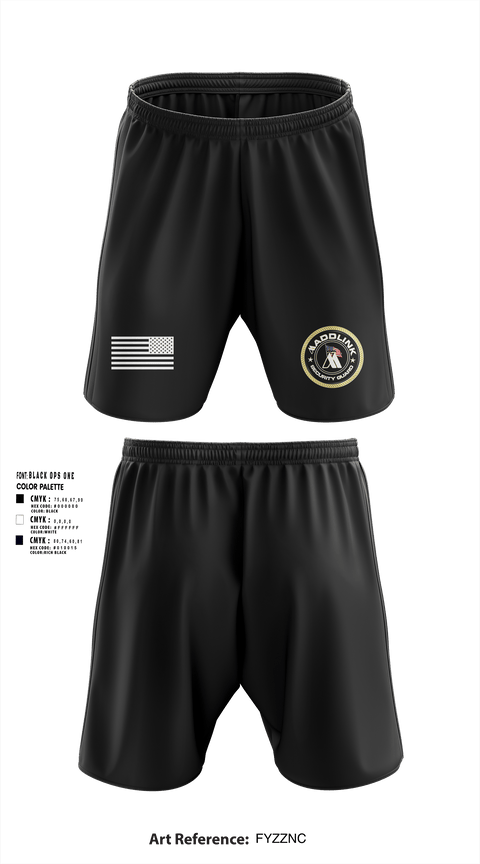 Athletic Shorts With Pockets, Maddlink Security Guard, , Teamtime, Team time, sublimation, custom sports apparel, team uniforms, spirit wear, spiritwear, sports uniforms, custom shirts, team store, custom team store, fundraiser sports, apparel fundraiser