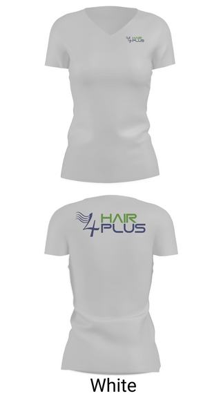 Womens Short Sleeve Vneck Shirt, 4Hair Plus, , Teamtime, Team time, sublimation, custom sports apparel, team uniforms, spirit wear, spiritwear, sports uniforms, custom shirts, team store, custom team store, fundraiser sports, apparel fundraiser