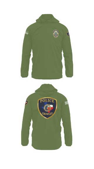 Windbreaker, Crowley Police Department, , Teamtime, Team time, sublimation, custom sports apparel, team uniforms, spirit wear, spiritwear, sports uniforms, custom shirts, team store, custom team store, fundraiser sports, apparel fundraiser