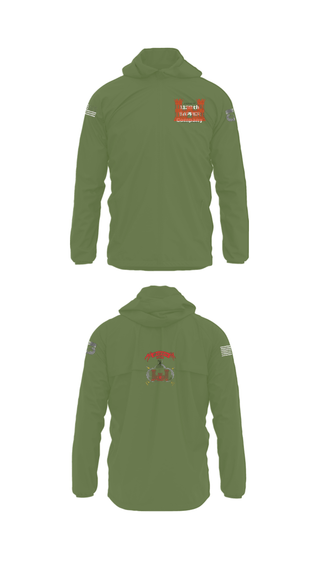 Windbreaker, 1138th SAPPER Company, Army, Teamtime, Team time, sublimation, custom sports apparel, team uniforms, spirit wear, spiritwear, sports uniforms, custom shirts, team store, custom team store, fundraiser sports, apparel fundraiser