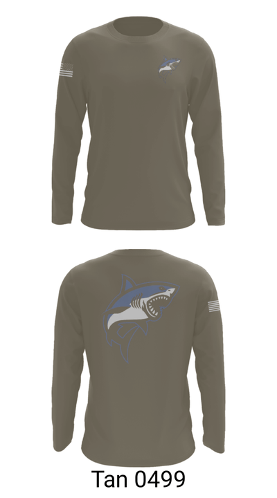 Great white guns 55052076 Long Sleeve Performance Shirt - 66