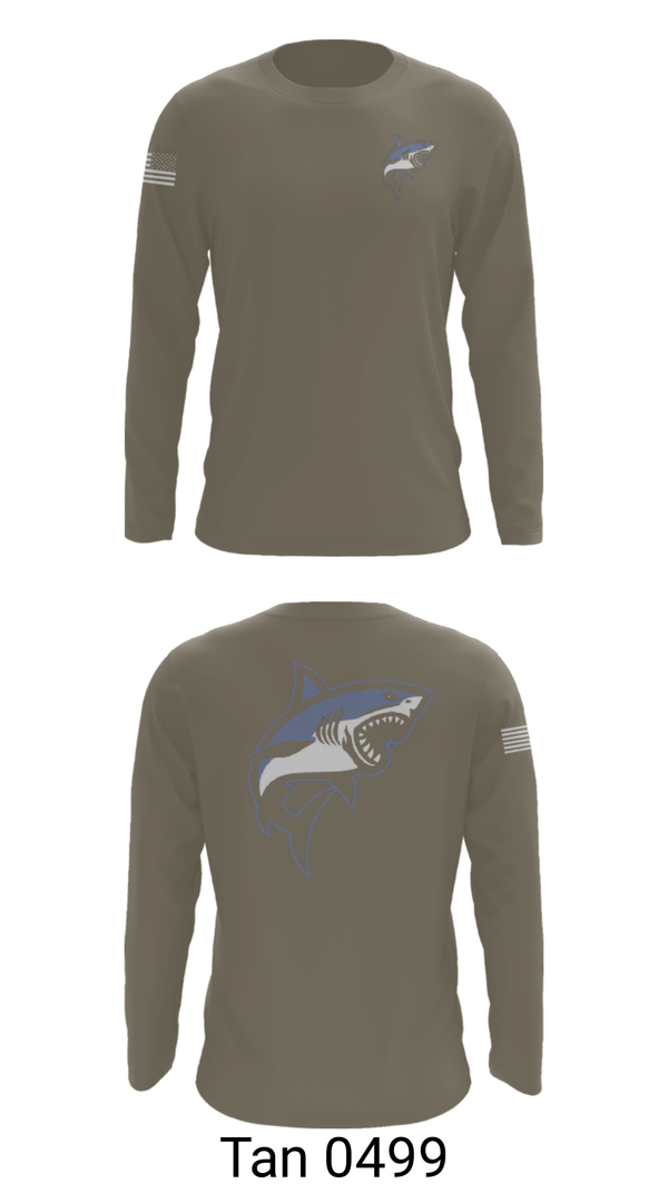 Long Sleeve Performance Shirt, Great white guns, Marines, Teamtime, Team time, sublimation, custom sports apparel, team uniforms, spirit wear, spiritwear, sports uniforms, custom shirts, team store, custom team store, fundraiser sports, apparel fundraiser