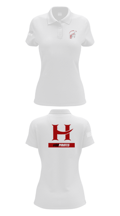 Hart High School Volleyball 58009520 Women's Short Sleeve Performance Polo  - 17
