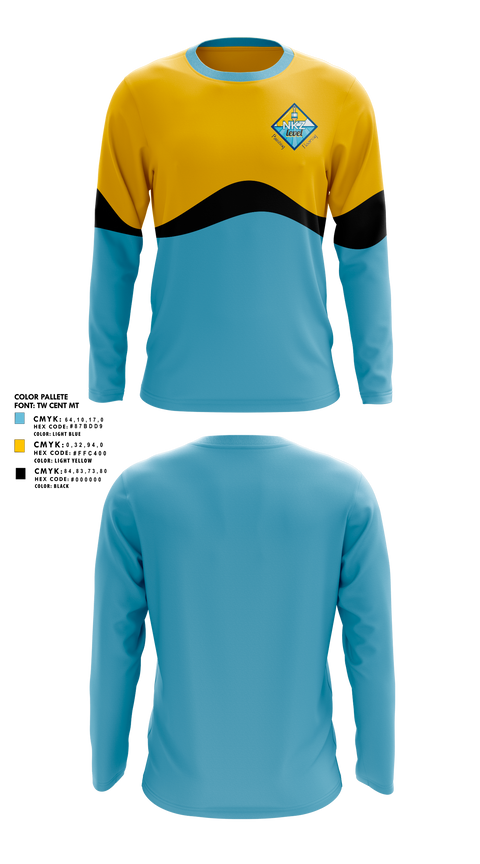 Long Sleeve Performance Shirt, NKZ Level Painting & Flooring, , Teamtime, Team time, sublimation, custom sports apparel, team uniforms, spirit wear, spiritwear, sports uniforms, custom shirts, team store, custom team store, fundraiser sports, apparel fundraiser
