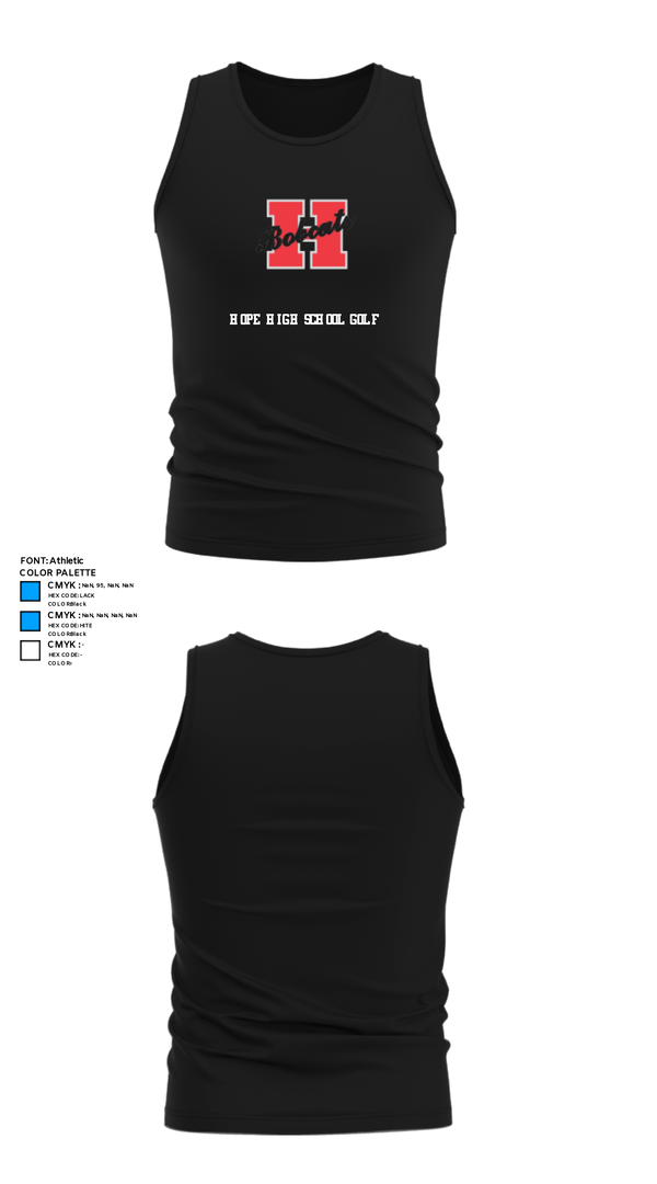 Tank Top, Hope High School Golf, Golf, Teamtime, Team time, sublimation, custom sports apparel, team uniforms, spirit wear, spiritwear, sports uniforms, custom shirts, team store, custom team store, fundraiser sports, apparel fundraiser