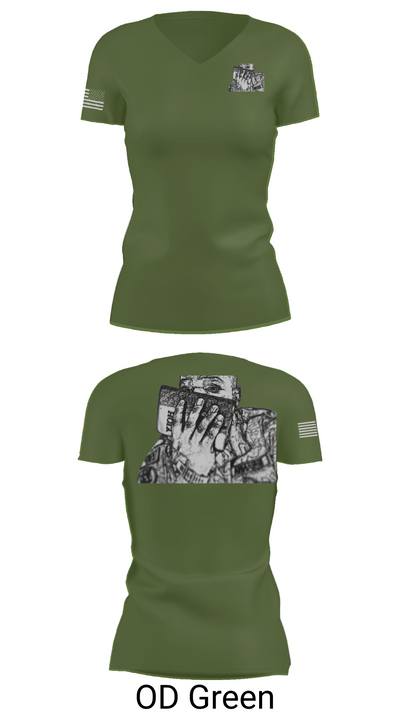 29th MP CO. 14693703 Women's Short Sleeve V-neck Shirt - 48