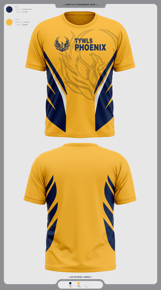 Short Sleeve Performance Shirt, TYWLS Phoenix, Spirit Store, Teamtime, Team time, sublimation, custom sports apparel, team uniforms, spirit wear, spiritwear, sports uniforms, custom shirts, team store, custom team store, fundraiser sports, apparel fundraiser