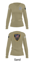 Co-op City Police Department 96634913 Women's Long Sleeve V-neck Shirt - 92