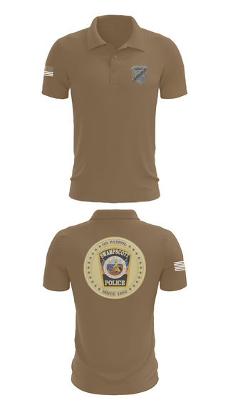 Short Sleeve Performance Polo, Swampscott Police, Police, Teamtime, Team time, sublimation, custom sports apparel, team uniforms, spirit wear, spiritwear, sports uniforms, custom shirts, team store, custom team store, fundraiser sports, apparel fundraiser