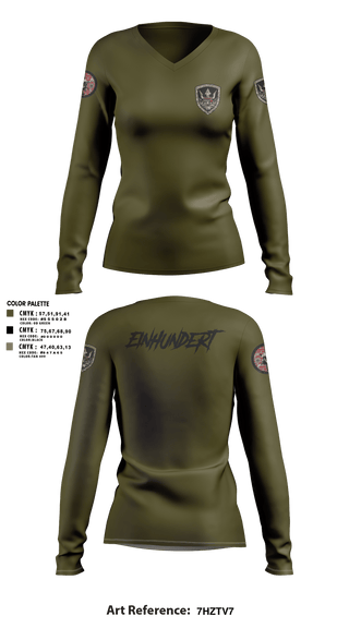 Womens Long Sleeve Vneck Shirt 1, uz, Police, Teamtime, Team time, sublimation, custom sports apparel, team uniforms, spirit wear, spiritwear, sports uniforms, custom shirts, team store, custom team store, fundraiser sports, apparel fundraiser