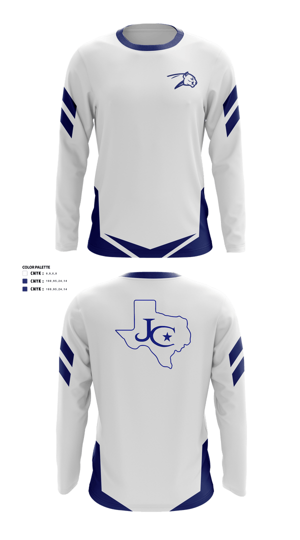 Long Sleeve Performance Shirt, Jarrell High School Golf, Golf, Teamtime, Team time, sublimation, custom sports apparel, team uniforms, spirit wear, spiritwear, sports uniforms, custom shirts, team store, custom team store, fundraiser sports, apparel fundraiser