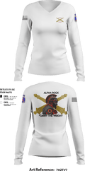 ALPHA ROCK 20137343 Women's Long Sleeve V-neck Shirt - 202