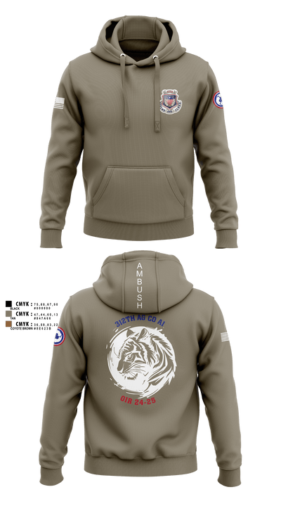 312th HR CO, A1 Postal 64167397 Hoodie - 10