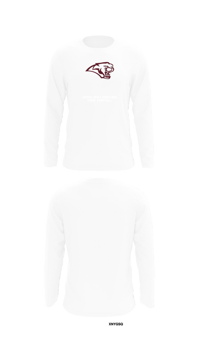 Central Noble Senior High School Basketball 3456773 Long Sleeve Performance Shirt - 8