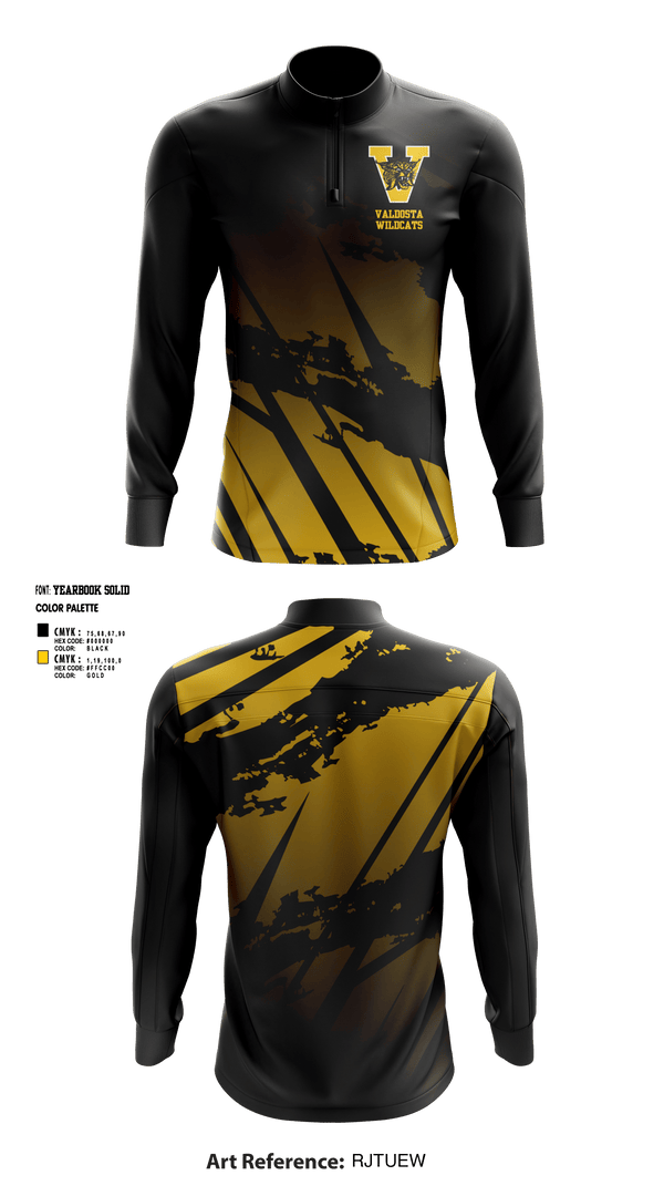 Quarter Zip Jacket, Valdosta Wildcats, , Teamtime, Team time, sublimation, custom sports apparel, team uniforms, spirit wear, spiritwear, sports uniforms, custom shirts, team store, custom team store, fundraiser sports, apparel fundraiser