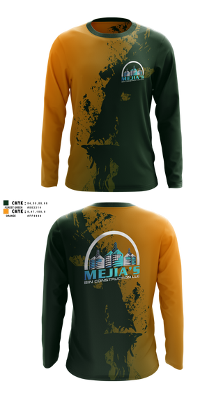 Long Sleeve Performance Shirt, Mejia’s Bin Construction LLC, , Teamtime, Team time, sublimation, custom sports apparel, team uniforms, spirit wear, spiritwear, sports uniforms, custom shirts, team store, custom team store, fundraiser sports, apparel fundraiser