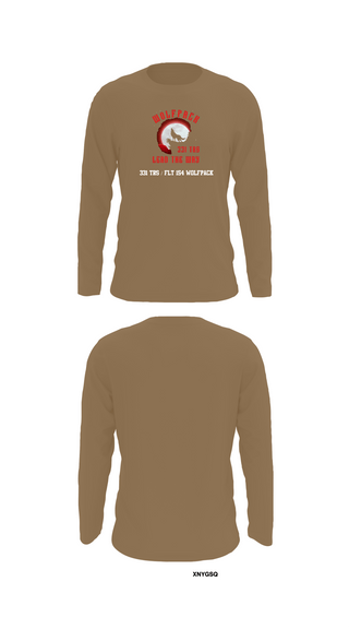 Long Sleeve Performance Shirt, 331 TRS / FLT 154 WOLFPACK, , Teamtime, Team time, sublimation, custom sports apparel, team uniforms, spirit wear, spiritwear, sports uniforms, custom shirts, team store, custom team store, fundraiser sports, apparel fundraiser