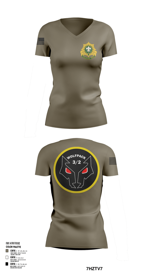 Womens Short Sleeve Vneck Shirt, Fury TRP 3/2CR, Army, Teamtime, Team time, sublimation, custom sports apparel, team uniforms, spirit wear, spiritwear, sports uniforms, custom shirts, team store, custom team store, fundraiser sports, apparel fundraiser