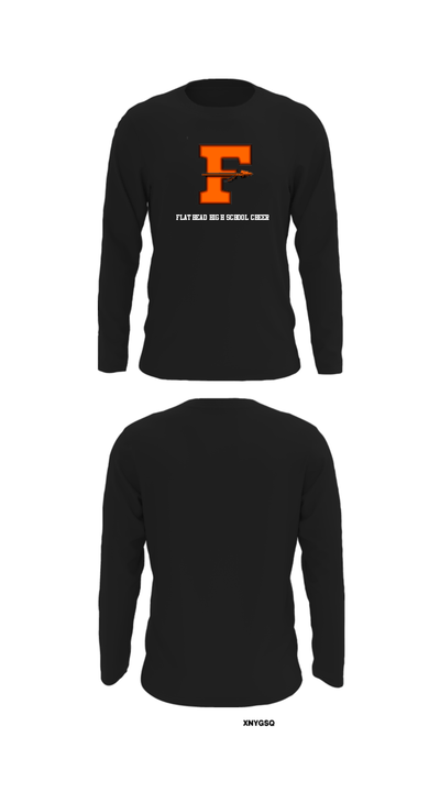 Flathead High School Cheer 53746327 Long Sleeve Performance Shirt - 27