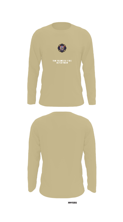 Tony Volunteer Fire Department 50569344 Long Sleeve Performance Shirt - 92