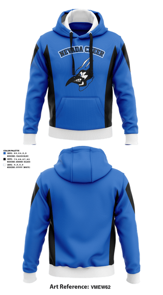 Hoodie, Nevada High School Cheer, Cheer, Teamtime, Team time, sublimation, custom sports apparel, team uniforms, spirit wear, spiritwear, sports uniforms, custom shirts, team store, custom team store, fundraiser sports, apparel fundraiser